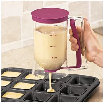 

1Pcs Measuring Cup Baking Pastry Tools Manual Cake Batter Dispenser Pancake Cupcake Cream Separator Household Multifunctional