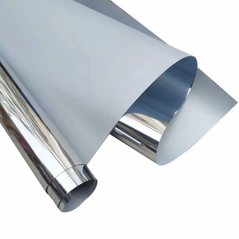 One side Silver Mirror Frosted Window Film Insulation Solar Tint Stickers UV Reflective Way Privacy Decoration For Glass | Дом и сад