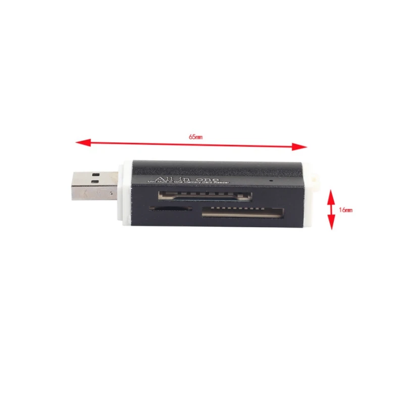 USB 2,0 все в 1 мульти устройство чтения карт памяти TF/микро SD/MMC карты памяти SDHC M2 Memory Stick MS Duo RS-MMC