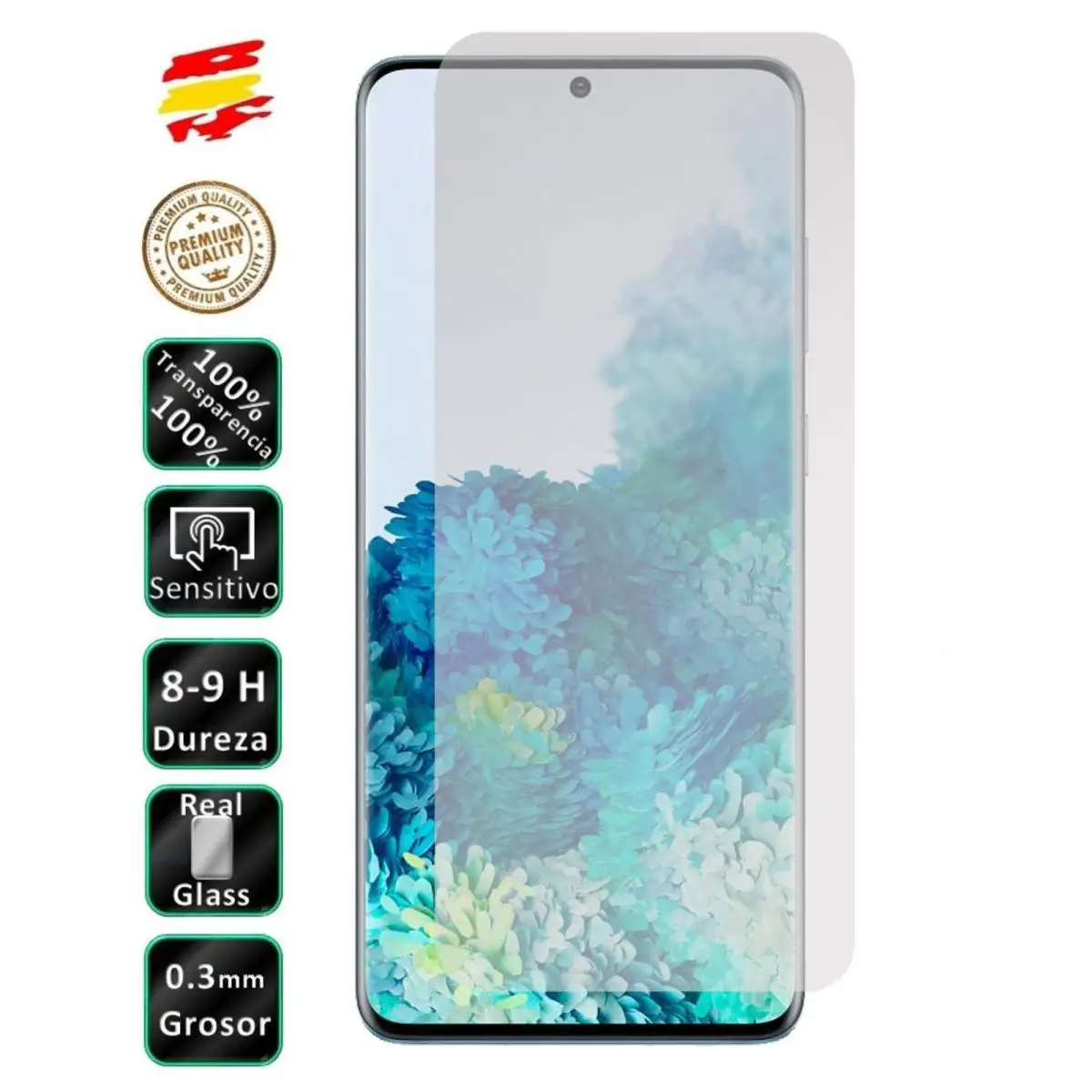 Прозрачное изогнутое закаленное 3d-стекло для Galaxy S20 Защитная пленка телефона.