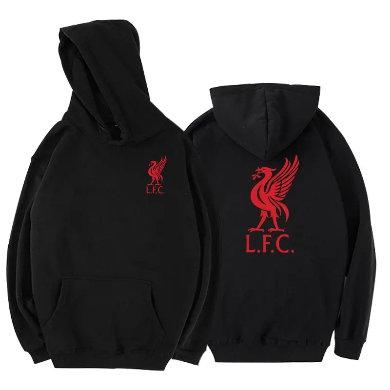 New Printed Cotton Liverpool Football Hoodie 2019 Fall Winter Fashion Style Hip Hop Casual Sweatshirt Street Clothing