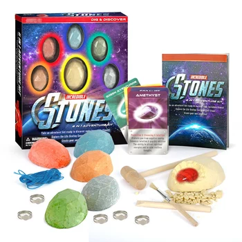 

DIY Mining Colorful Crystal Gem Necklace Archaeological Kids Early Educational Exploration and Digging Toys