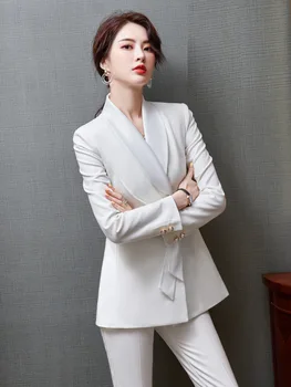 

Blue Korean and pants set for women 2piece set women pants suits for women business work suits for women jacket and pants set