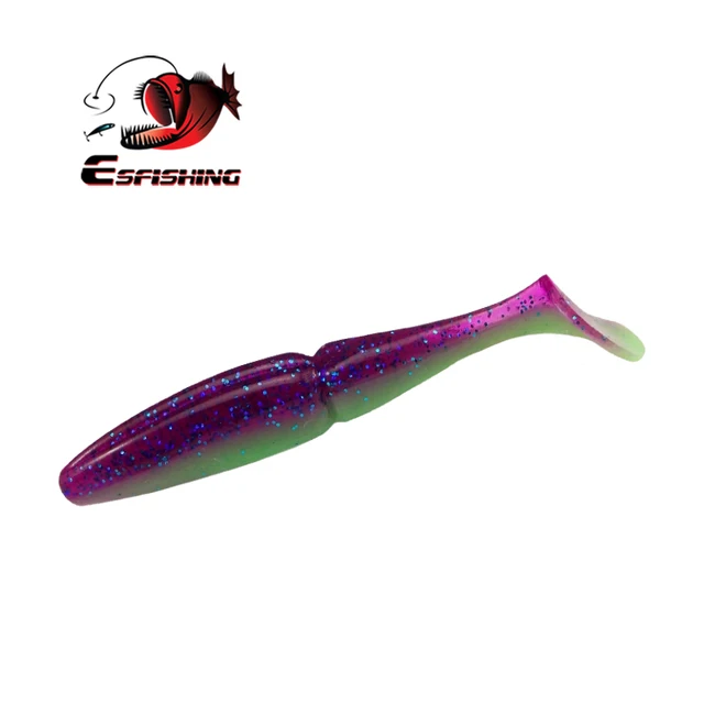US $3.57 ESFISHING Quality Lures Easy Shiner Shad 100mm 125mm 155mm 200mm Pesca Fishing Soft Lures Silicone 