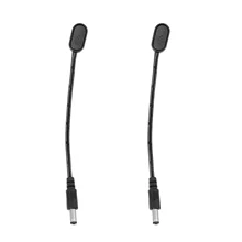 

2pcs Effector Battery Cable Accessories Professional 9V Battery Converter Cables