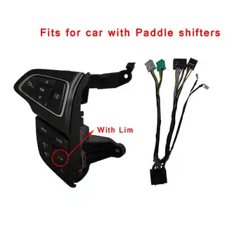 

Car Cruise Control Switch Steering Wheel Multifunction Button Kit For Ford Focus MK3 2015 2016 2017 For Kuga Escape 2017 2018