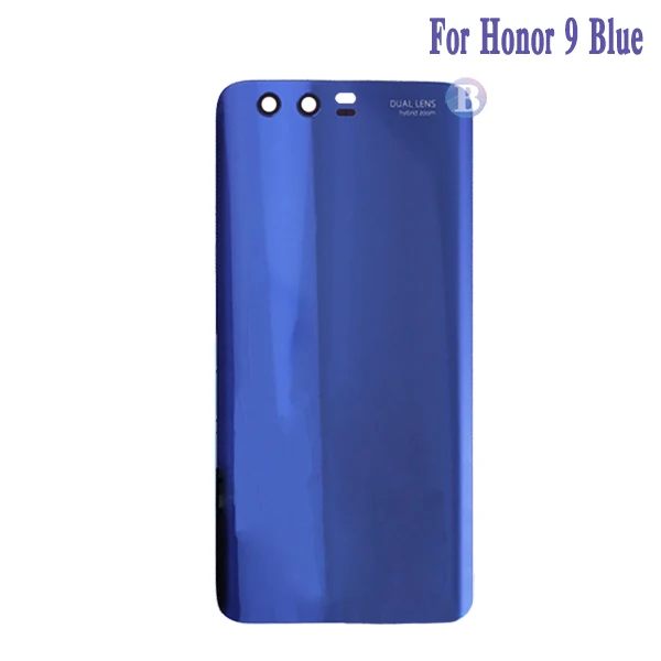 Для huawei honor 9 Lite/honor 9 STF-L09 L29 AL10 TL10 Корпус Крышка батарейного отсека задняя крышка Шасси рамка с клеем - Цвет: For Honor 9 Blue