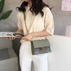 Shangxin маленькая сумка 2019 новая Корейская версия западных блесток Baituan Одна сумка через плечо модная текстура косой Xiaofang