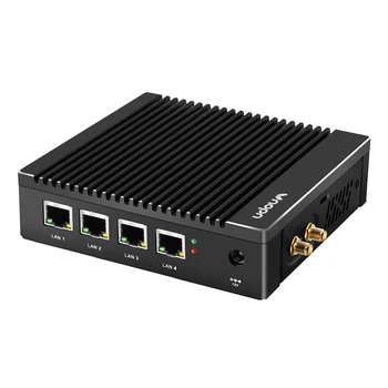

Mini PC Intel N2940 Windows 10 Pro, Quad-Core 4 Threads Up to 2.25GHz, 4G RAM 64GB SSD, Network Firewall Mini Desktop, 2*USB3.0