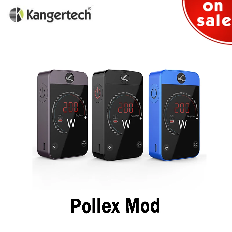 

Original Kanger Pollex Box MOD E cigarette 230W MOD with 3500mAh Built-in Battery 2.4 inches Touch Screen Vape Vaporizer Vaping