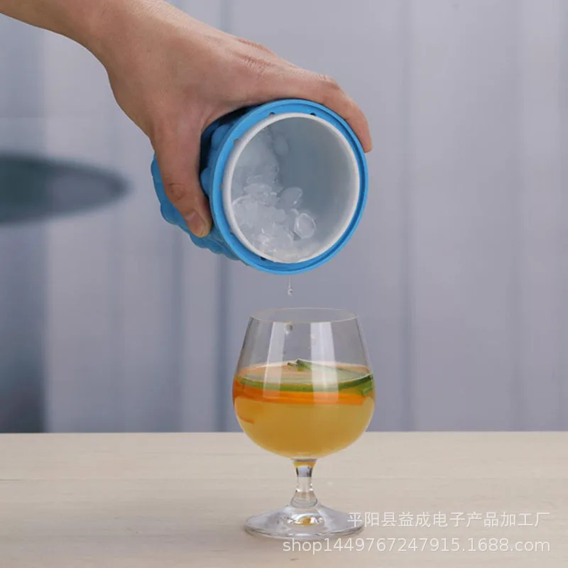 Силиконовая ледяная ковша irlde Ice Genie чашка для льда экономия льда производитель кубиков система блок ведро льда