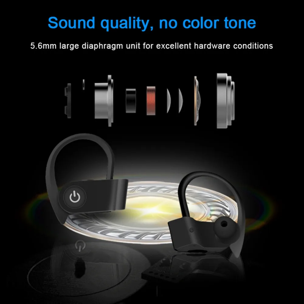 TWS Mini Dual V5.0 Bluetooth наушники настоящие беспроводные гарнитуры 3D стерео звук наушники двойной микрофон с зарядным устройством