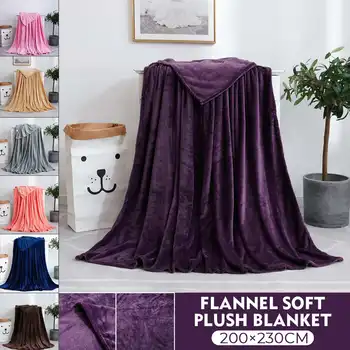 

200x230cm 7 Colors Soft Blankets for Beds Blanket Ultra Plush Decorative Blanket Bedding Sofa Cushion