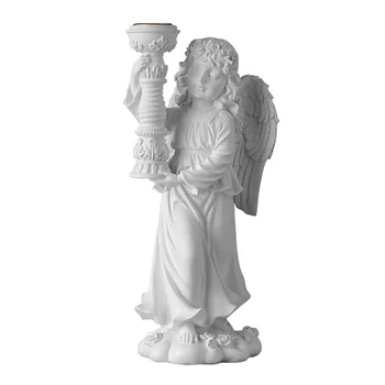 

Nordic Angel Candlestick Statue Creative Resin Character Sculpture Ornament Room Desktop Decoration Home Decoration Accessories
