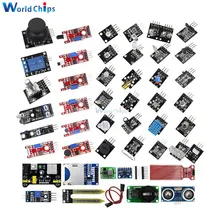 45 w 1 czujniki moduły Starter zestaw do Arduino UNO R3 Mega 2560 Nano lepiej niż 37in1 zestaw czujników 37 w 1 zestaw czujników zestaw do samodzielnego montażu