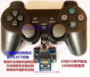 

Steering Gear Controller Wireless Handle Serial Port Rocker Control Robot Car DC Motor Control
