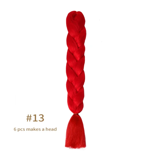 Synthetic jumb Braids Ombre Braiding Hair Extension Box Braid Hair Pink Purple Yellow Golden Colors hair 24inch kanekalons hair A13