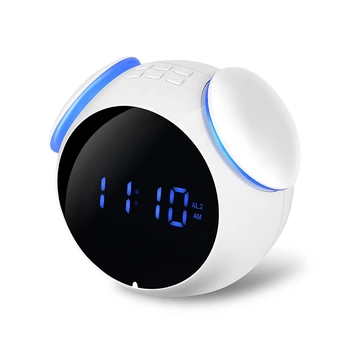 

Wireless Bluetooth Speaker Mini Digital Alarm Clock Creative Clock Outdoor Square Dance MP3 Smart Audio Subwoofer