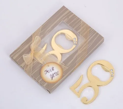 

Wedding supplies advertising promotional gifts small gifts European and American new creative 50 alloy beer bottle opener