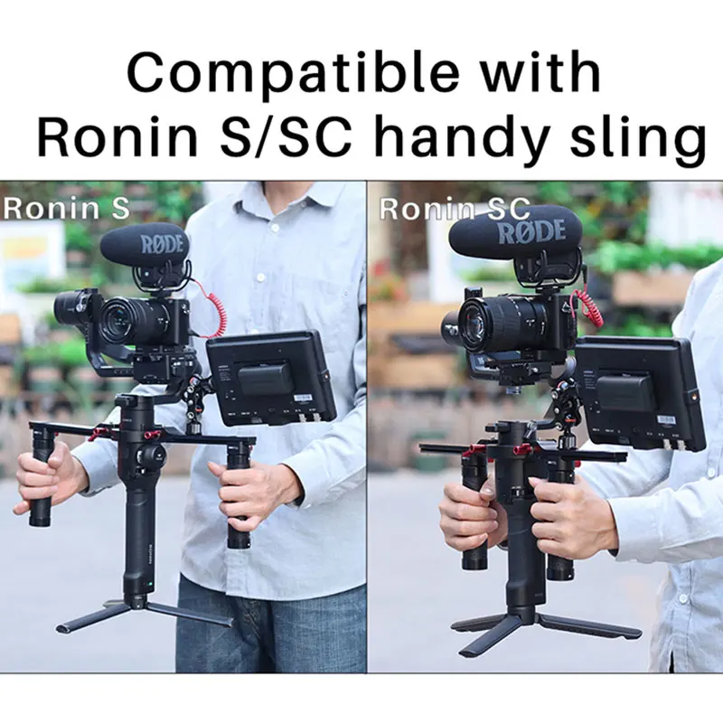 UURig DJI RONIN SC/S Dual Handleld Стабилизатор камеры удлинительная ручка для DJI RONIN SC/S Gimbal стабилизатор аксессуары