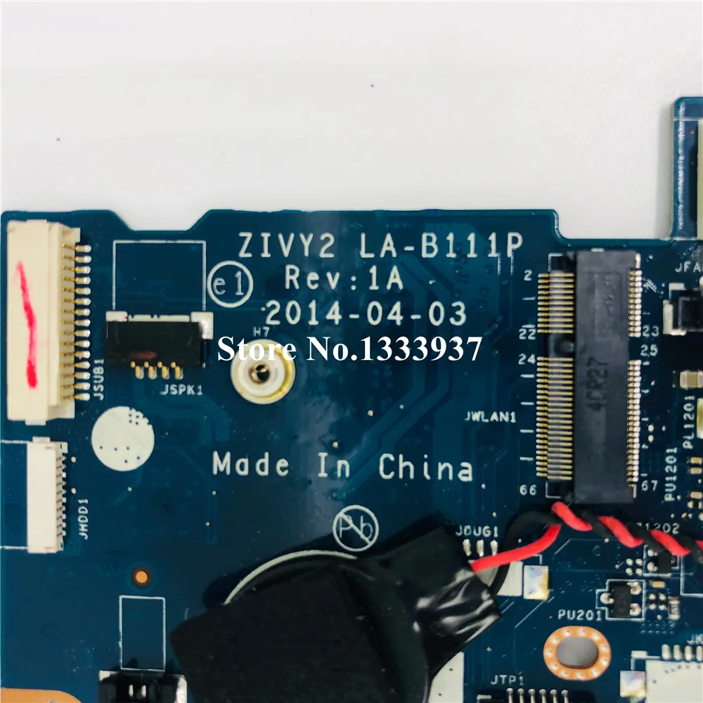 discounted  For Lenovo Y50-70 Laptop Motherboard With i7-4710HQ SR1PX ZIVY2 LA-B111P mainboard