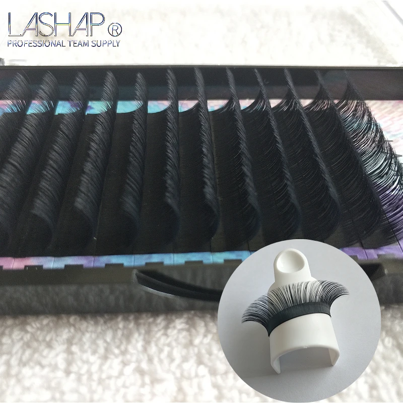 

LASHAP 15mm 12rows/box premium natural and soft faux mink individual eyelash extension for makeup maquiagem cilios