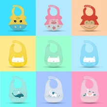 Специальное предложение, детский слюнявчик из пищевого силикона, слюнявчик, мягкий и удобный слюнявчик, маслонепроницаемый детский нагрудник, регулируемый