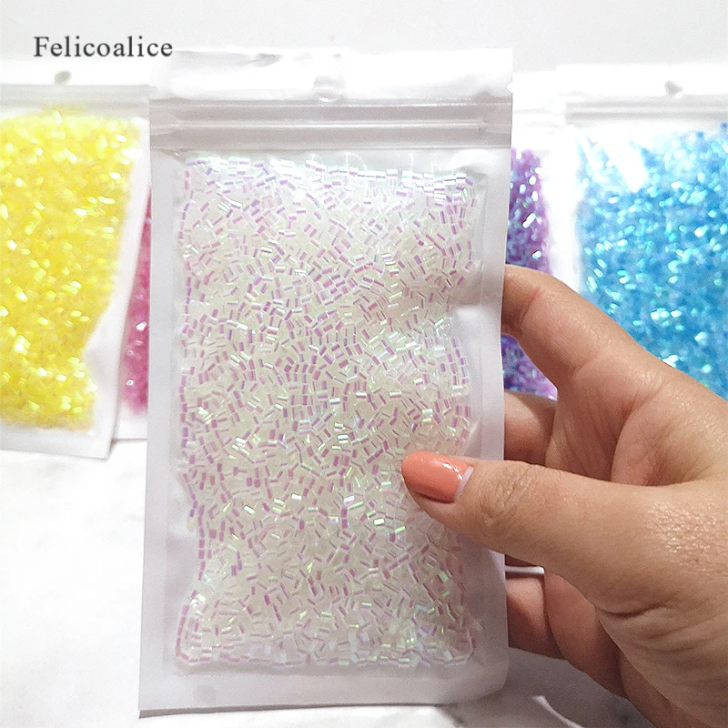 10g/Bag Slime Additives Supplies Bingsu Beads Accessories DIY Sprinkles Decorfor Fluffy Clear Crunchy Slime Clay 4