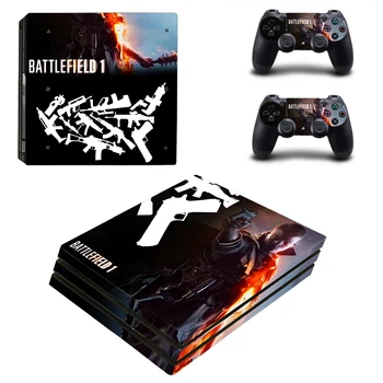 

Battlefield 1 Style Skin Sticker for PS4 Pro Console And Controllers Decal Vinyl Skins Cover Style 0556