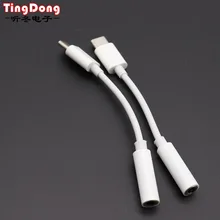 Usb type-C до 3,5 мм разъем для наушников AUX аудио кабель адаптер для samsung для Xiaomi для huawei type C смартфонов