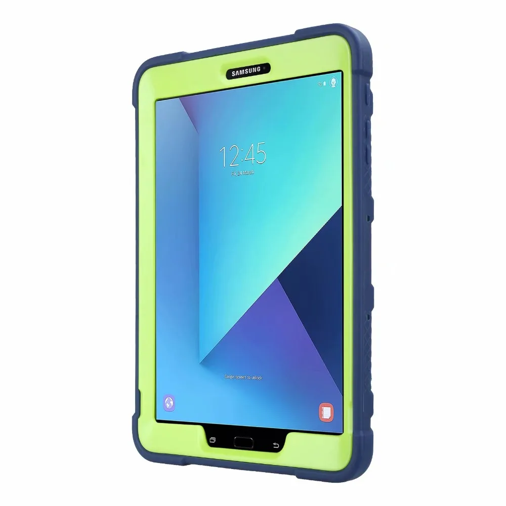 Duty Silicone Shockproof Hard Heavy Rugged Protective Tablet Case for Samsung Galaxy Tab S3 T820 T825 9.7" Stand Cover Funda+pen