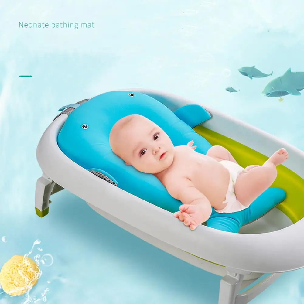 Kidlove подушка для ванны для новорожденных, нескользящий коврик для младенцев, складная подушка для ванны, мягкая удобная подушка для пеленания