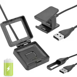 USB Магнитный зарядный запасное зарядное устройство 2 часы Клип подставка для подзарядки USB подставка с зарядным устройством для Fitbit Blaze часы