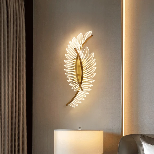 Gold Designer Wall Light | Bedroom Gold Wall Lamp | Gold Wall Lamp - Modern Gold Aliexpress