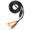 Mayitr 1.5M 3.5mm Jack Plug Male to 3 RCA Adapter High Quality 3.5 to RCA Male Audio Video AV Cable Wire Cord ► Photo 3/6