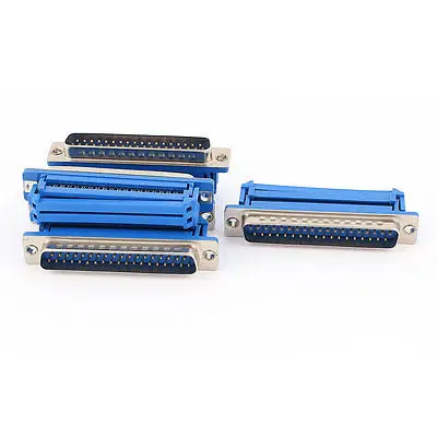 

5Pcs D-SUB DB37 37 Pin Male IDC Socket Crimp Connector for Flat Ribbon Cable
