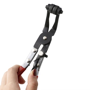 

Angled Swivel Jaw Locking Car Pipe Hose Clamp Pliers Fuel Coolant Hose Pipe Clip