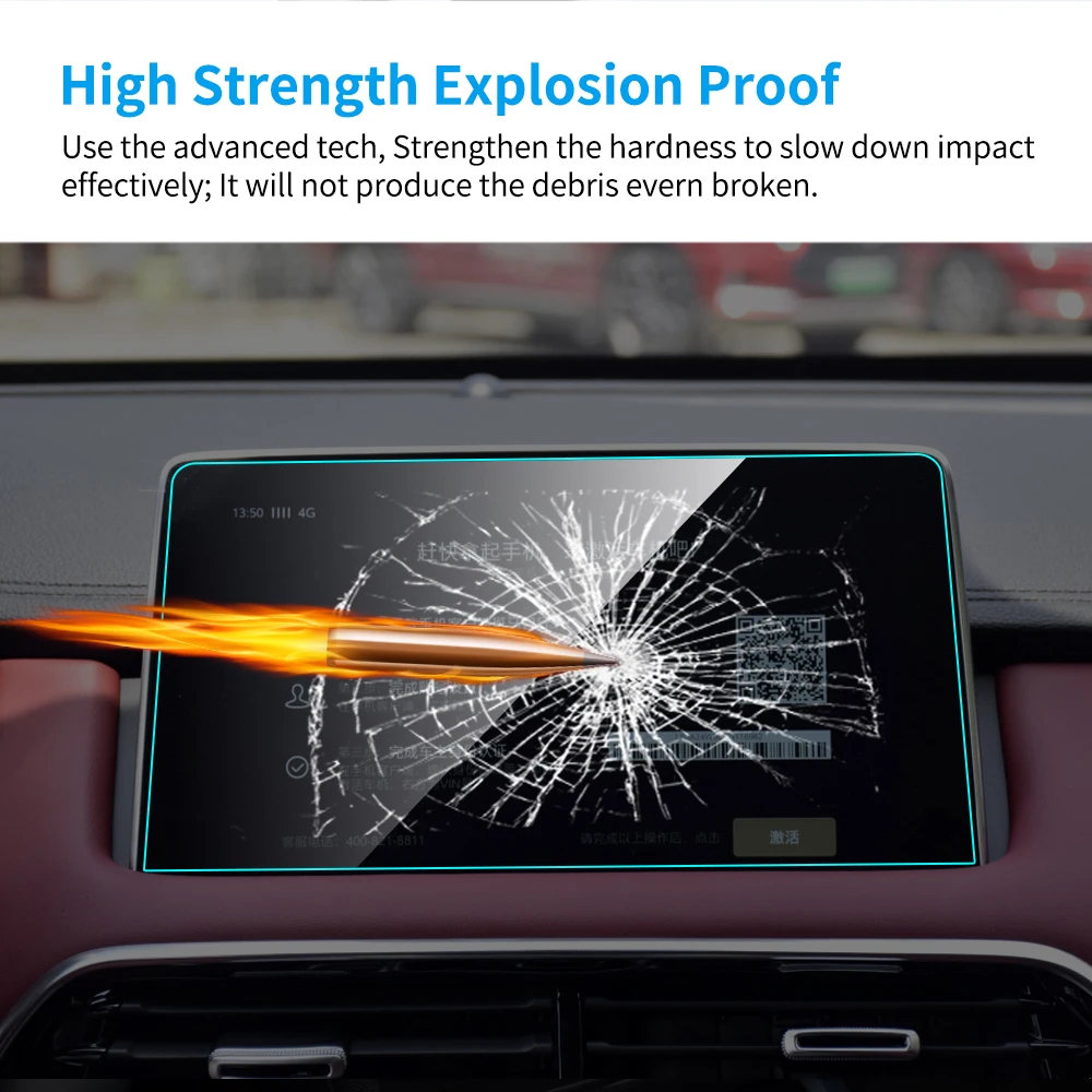 Car Screen Protector for MG HS Interior 2018 2019 Car GPS Navigation Tempered Glass Screen Protective Film Sticker Accessories Car Screen Protector for MG HS Interior 2018 2019 Car GPS Navigation Tempered Glass Screen Protective Film Sticker Accessories