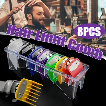 

8Pcs/Set Universal Hook Limit Comb Trimmer Clipper Attachment Guide Comb Barber Styling for Electric Hair Clipper Shaver 8 Sizes