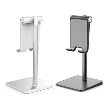 

Tablet Mobile Phone Stand Telescopic Adjustable Desktop Bracket Universal Metal Holder