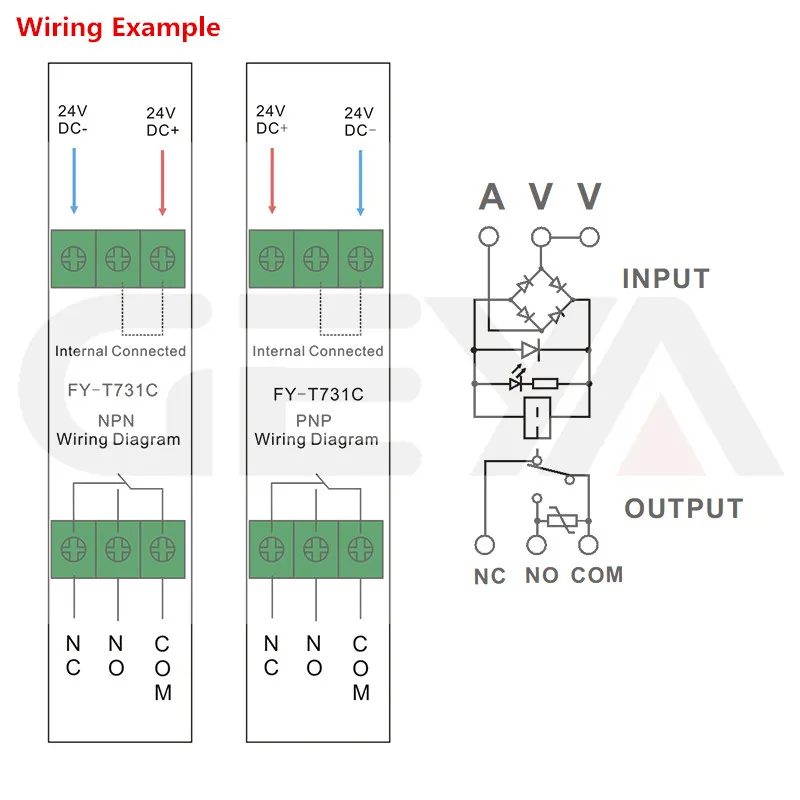 FY-T731 wiring example (2)