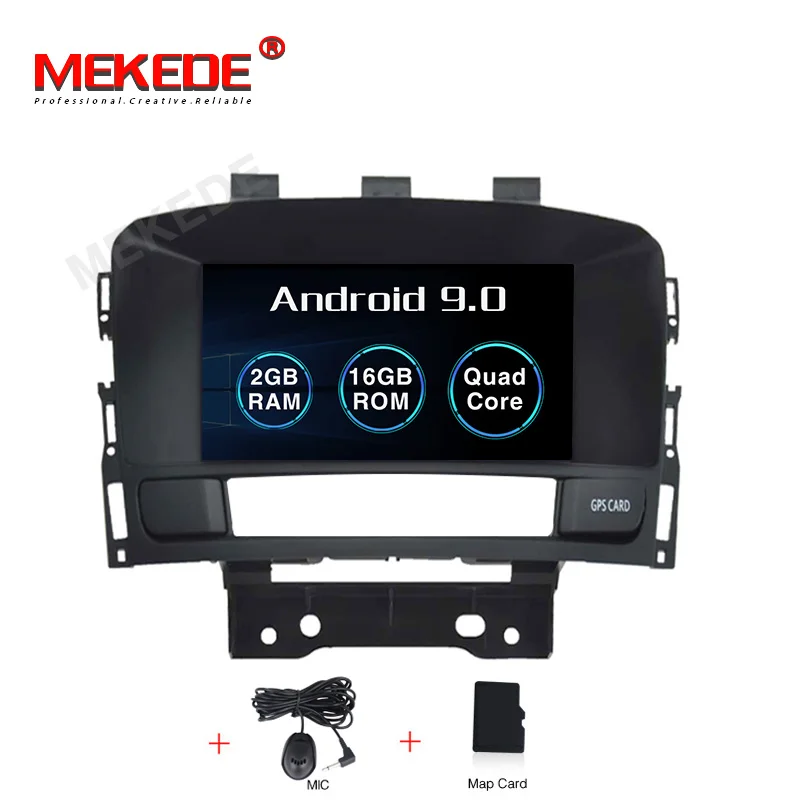 MEKEDE Android 9,0 автомобильный dvd-плеер для OPEL ASTRA J автомобильный аудио gps DVD 4 Гб ram+ 64 Гб FLASH 8 Octa Core+ DVR/wifi+ DAB - Цвет: 16G CAR DVD