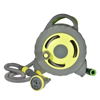 

Garden Hose Reel Retractable Water Hose Pipe Reel Set Car Cleaning Tools Outdoor Gardening Water Spray Irrigation