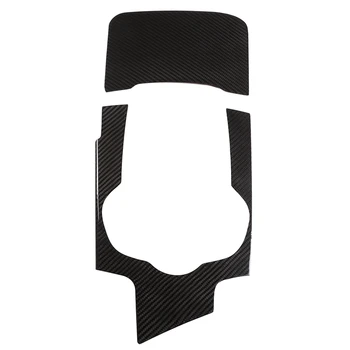 

For Alfa Romeo Giulia 2017 2018 Carbon Fiber Interior Center Console Shift Panel Cover Trim