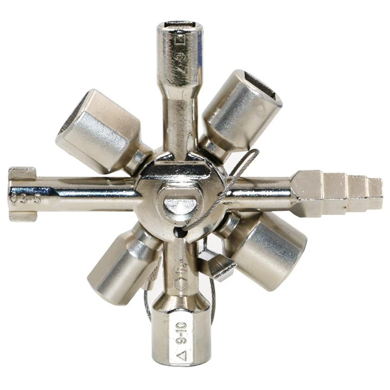 

2020 Multifunctional Marine Tools Key Universal Control Cabinet Key Torque Wrenches Cross Key Train Door Key Tools