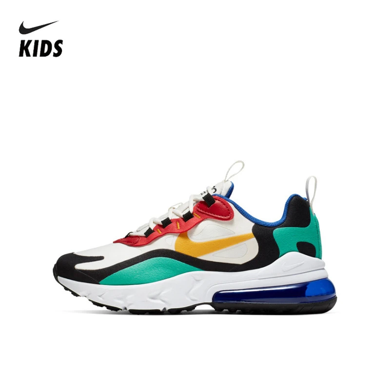 NIKE AIR 270 REACT niños originales zapatos para correr cómodos deportes al aire libre malla zapatillas BQ0102 002| | - AliExpress