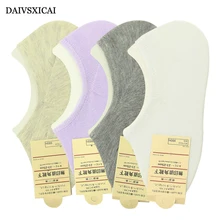 5 пара/лот = 10 шт., женские носки-башмачки, летние, противоскользящие, хлопковые, яркие цвета, под прямым углом, женские носки Модные