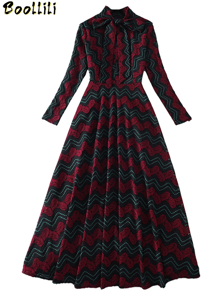 

Boollili Dress Women Spring Autumn Dress Women Clothes 2020 Party Dress Vintage Ladies Dress Elegant Vestidos Robe Femme