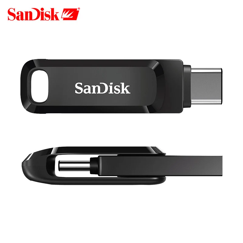 SanDisk 128 ГБ SDDDC2/SDDDC3 Экстремальная высокая скорость type C USB3.1 Dual TG USB флеш накопитель 64