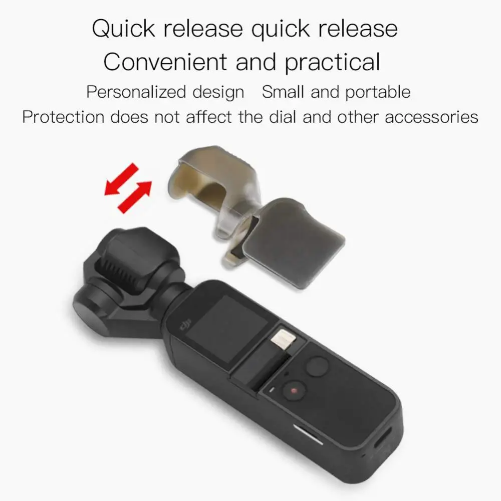 Чехол для объектива для DJI OSMO POCKET Gimbal camera Quick Release Защитная крышка для OSMO карманные аксессуары